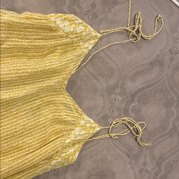 Yellow Striped Jumpsuit - Picture 2 of 5